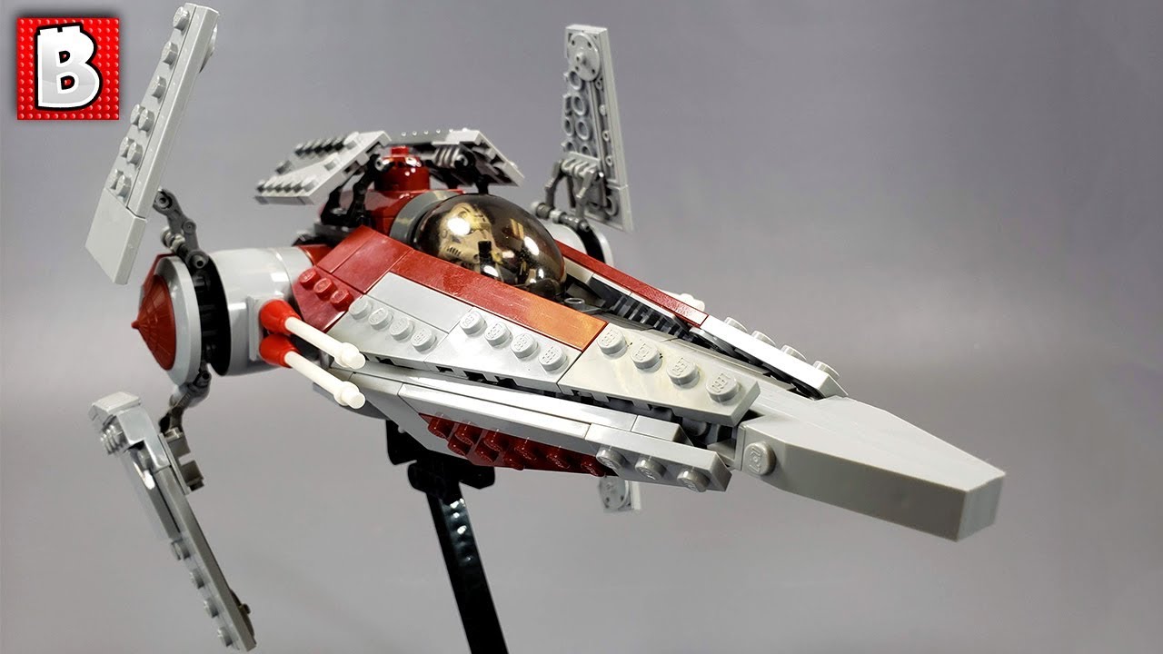 Custom LEGO V-wing Starfighter Look'n Sleek!