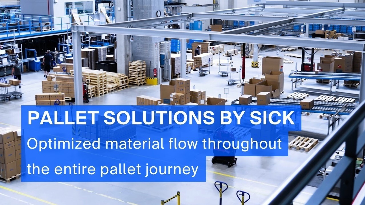 Pallet Solutions by SICK: Optimized material flow throughout the entire pallet journey
