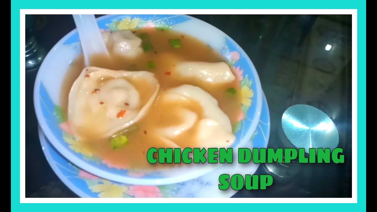 CHICKEN DUMPLING SOUP 🍲