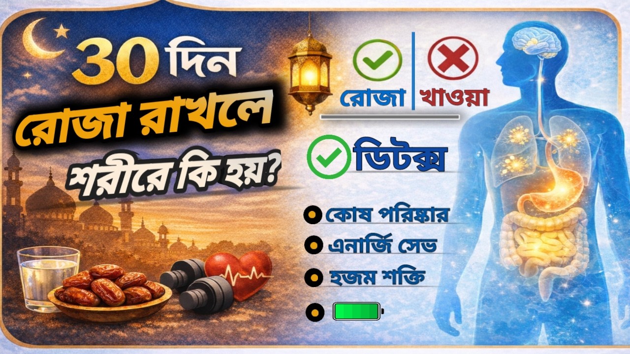 রোজার এমন উপকারিতা দেখে! বিজ্ঞানীরাও অবাক হয়ে জানাল? Benefits of Fasting.