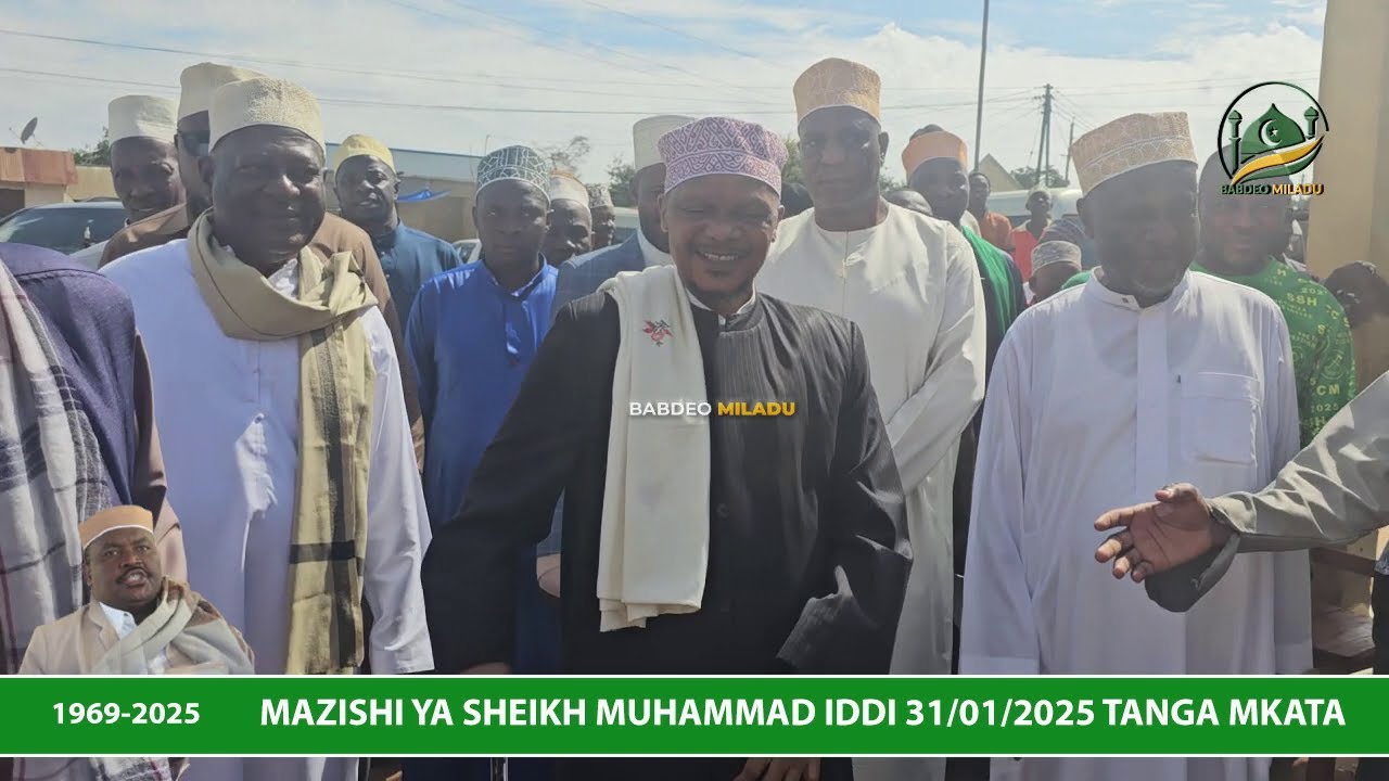 MUFTI AWASILI TANGA,MAZISHI YA SHEIKH MUHAMMAD IDDI, MAANDALIZI YA MAZISHI