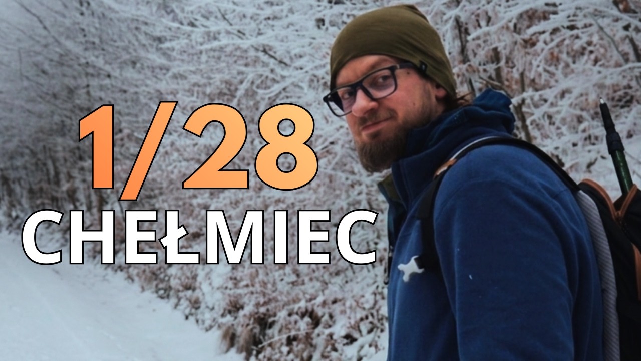 Chełmiec zimą - m&oacute;j pierwszy szczyt Korony G&oacute;r Polski