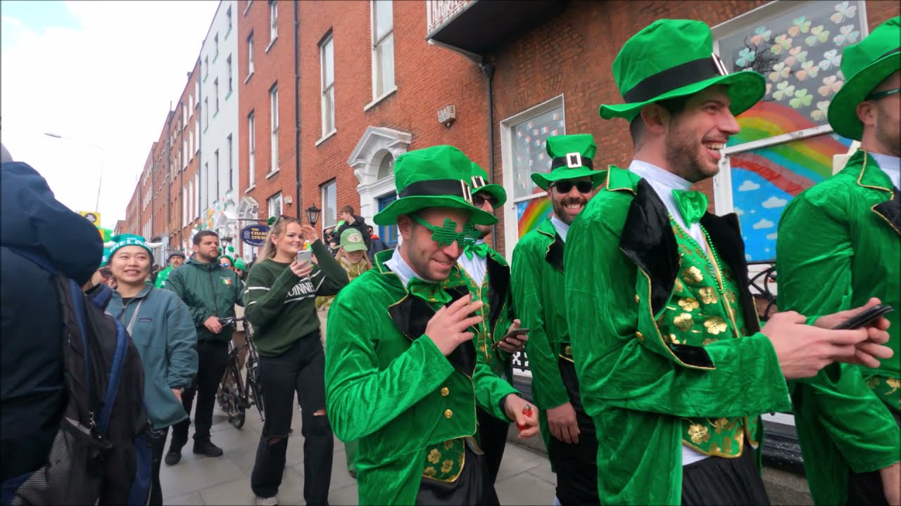 St Patrick day parade Ireland Dublin 2022