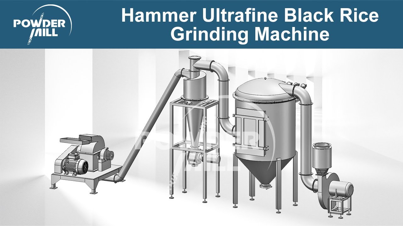 Hammer Ultrafine Black Rice Grinder, Ultrafine Black Rice Grinding Machine - Mill Powder Technology