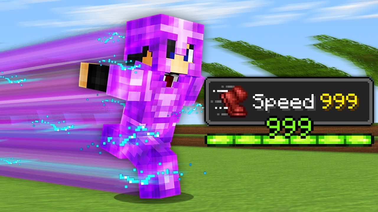 Minecraft, But Your XP = Your Speed...