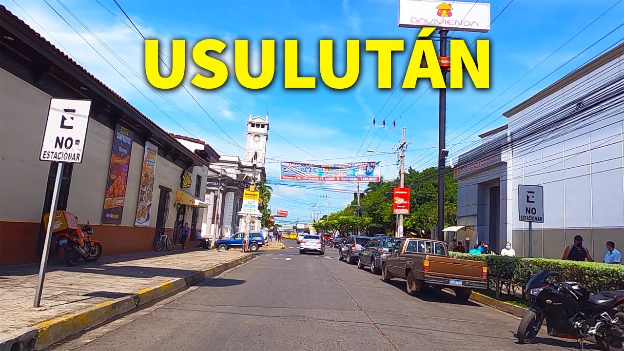 RECORRIENDO la CIUDAD de USULUTAN El Salvador