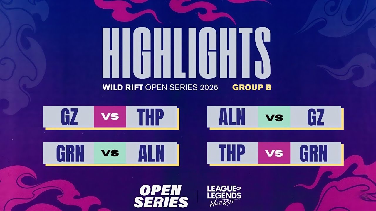 Group B - Full Match Highlights | Wild Rift Open Series 2026 Split 1 🇧🇷