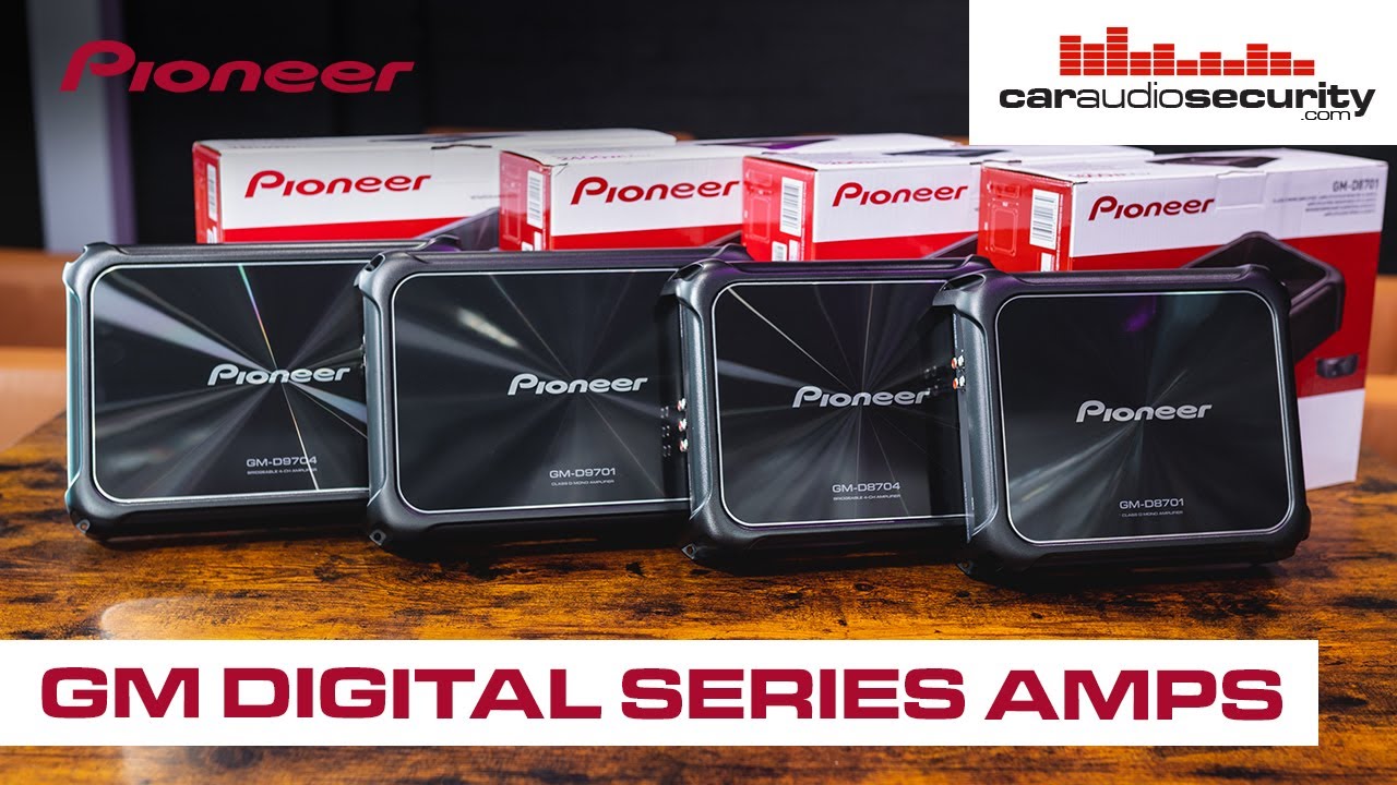 Pioneer Car Amplifiers GM Digital Series | Car Audio & Security