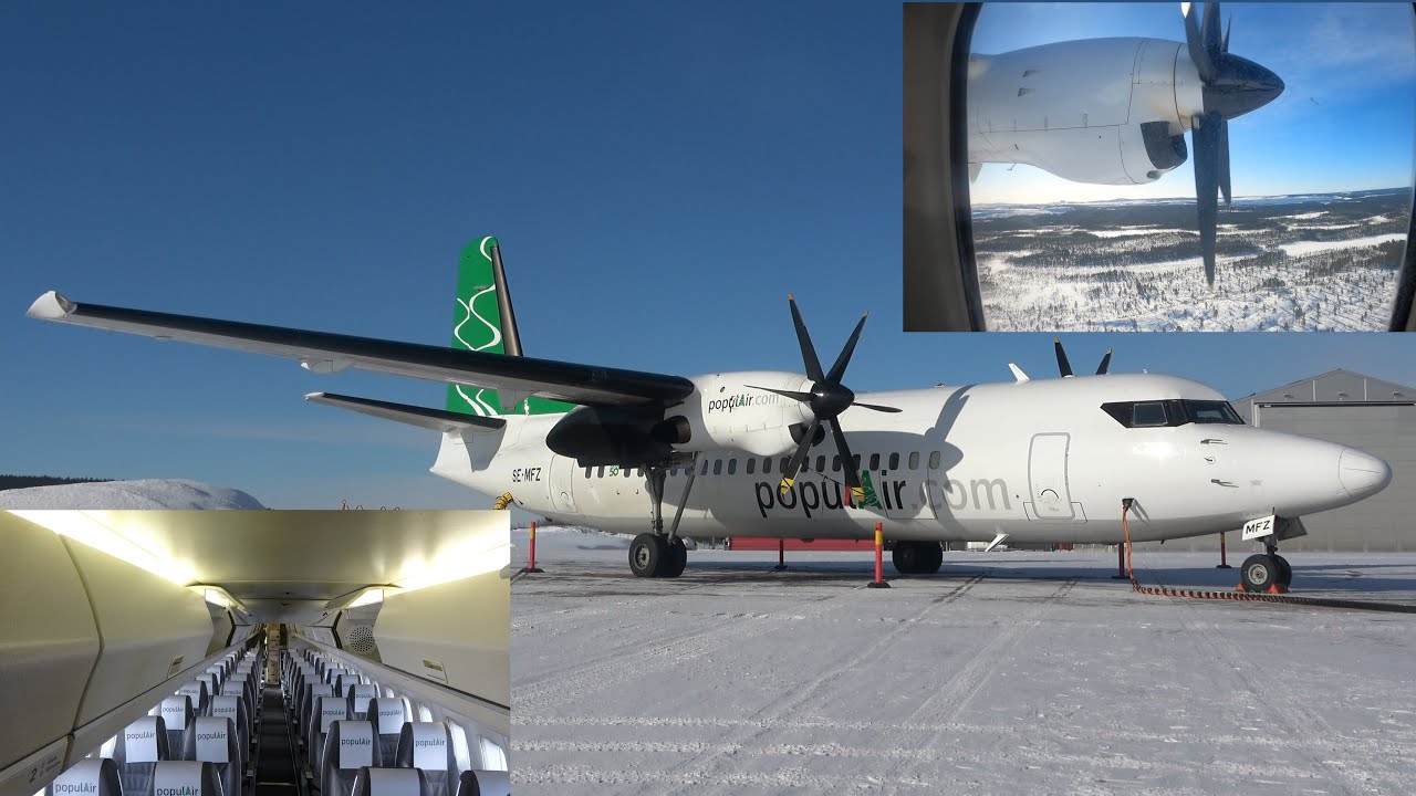 Tripreport | PopulAir Fokker 50 | Stockholm Arlanda - Galliväre