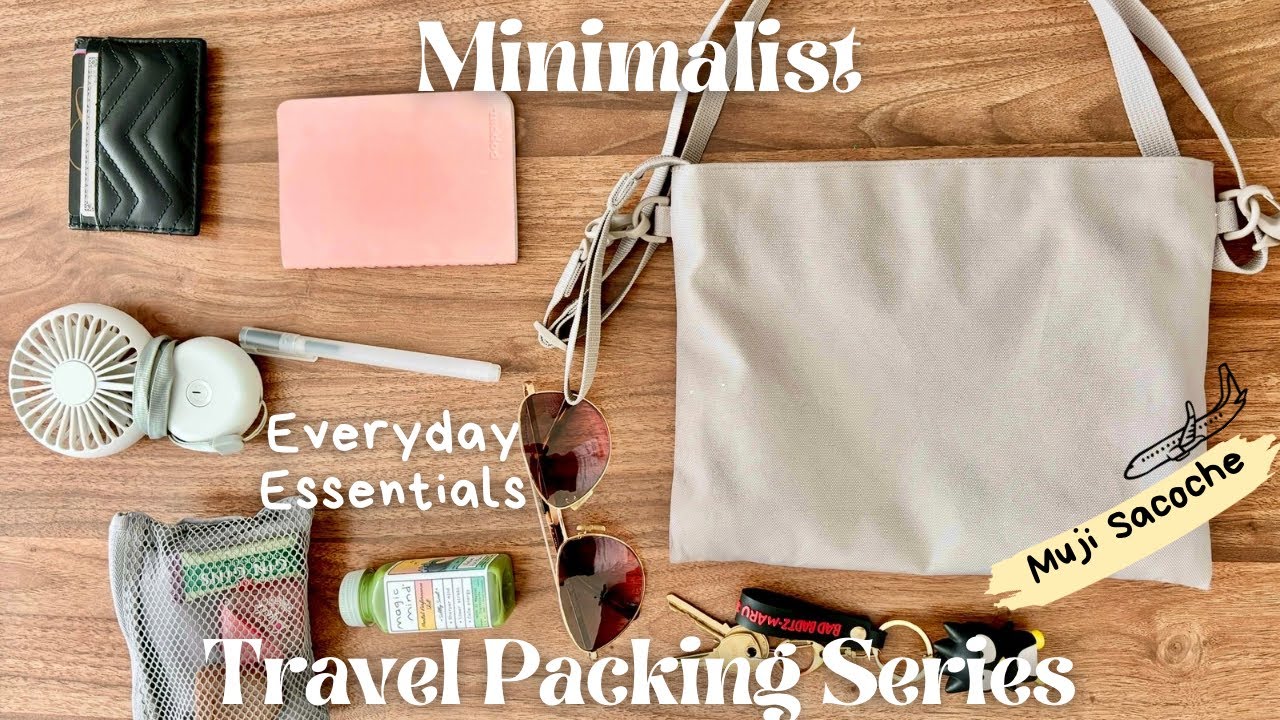🛅Минималистичная сумка Muji Sacoche EDC | Минималистичная дорожная сумка