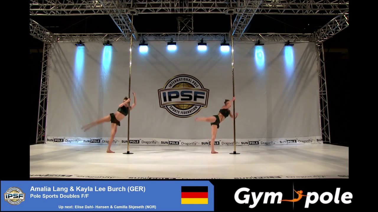 WPSC19 - Pole Sports - Senior Doubles F/F - Amalia Lang & Kayla Lee Burch -  Germany