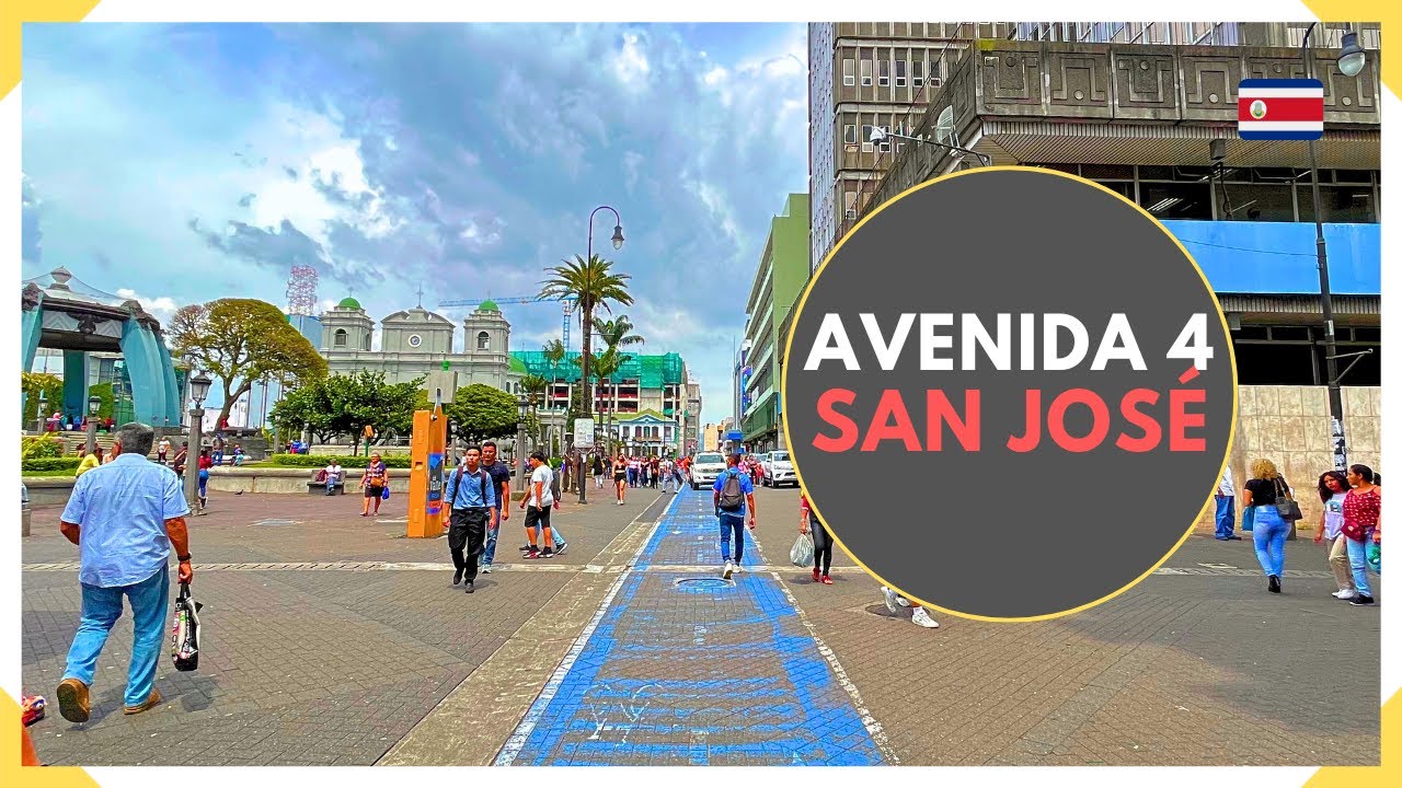 Explorando la AVENIDA 4 en el Centro de SAN JOSE - CATEDRAL DE SAN JOSÉ - COSTA RICA 2024
