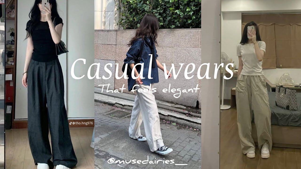 Casual outfits that gives Elegant Vibe | #newvideo #outfitideas #casual #elegant 