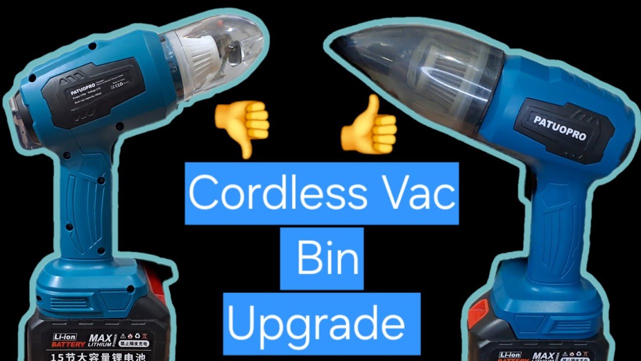 18v 2 in 1 cordless Vacuum Cleaner / Blower Test and Upgrade 