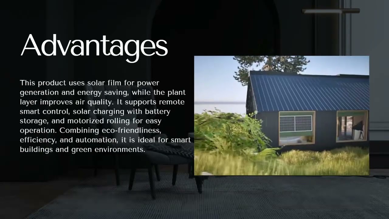 Smart Green Energy Curtain