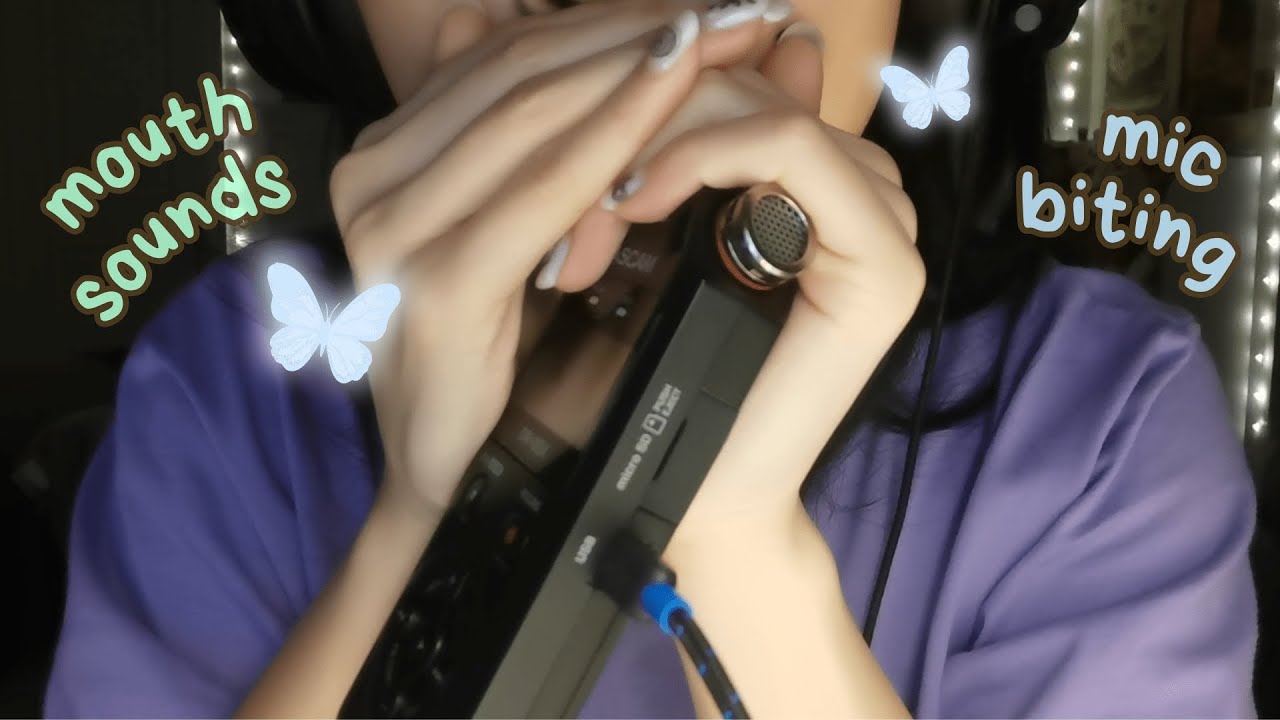 asmr | wet and dry mouth sounds + mic biting (no talking) ˚⟡˖ ࣪ Miguel's Custom