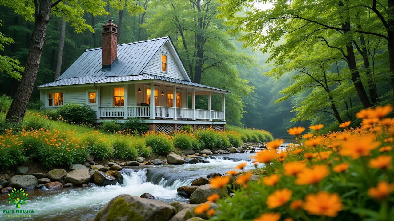 Healing music for inner peace 🌿Relaxing music and nature sounds promote deep sleep.