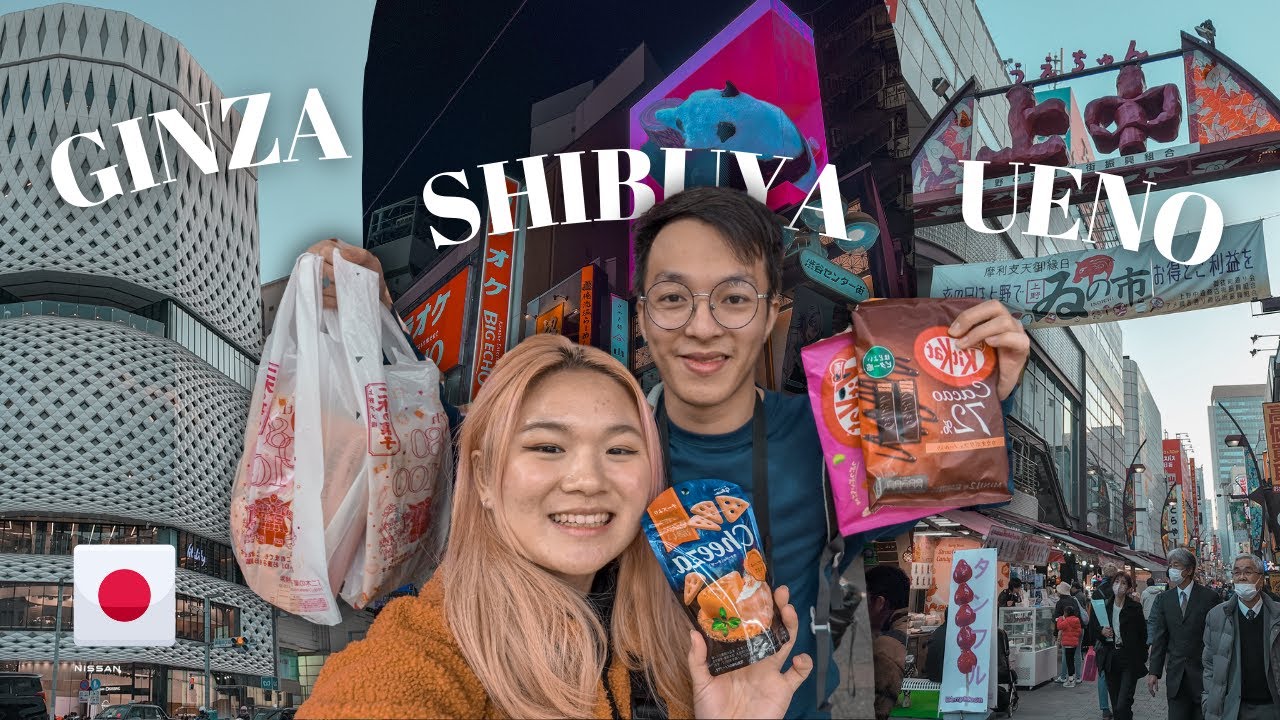 Shopping in TOKYO (Ginza, Shibuya, Ueno) | JAPAN Vlog 🇯🇵🛍️