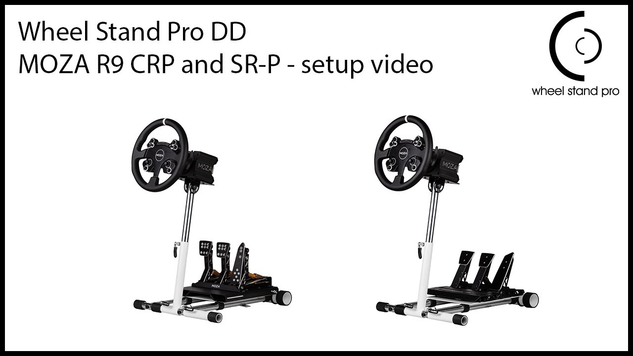 Wheel Stand Pro DD - Moza R9, CRP and SR-P pedals setup video