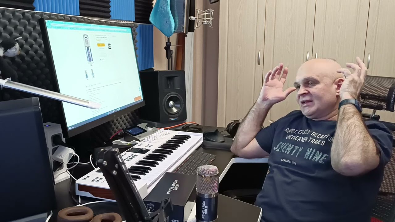 MXL Revelation Solo студийный ламповый микрофон.