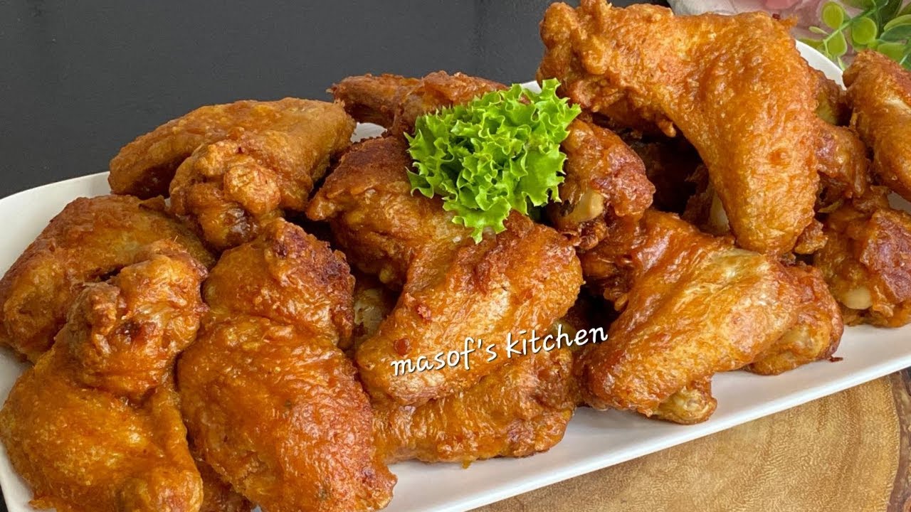 How To Make A Delicious Battered Fried Chicken Wings//Easy Recipe//@MasofsKitchen
