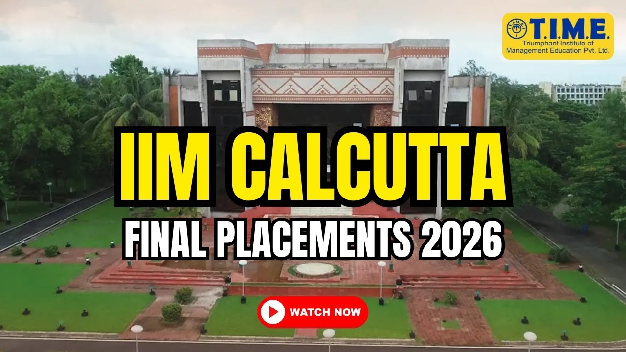 Итоговое трудоустройство выпускников IIM Calcutta в 2026 году | TIME 4 CAT - MBA
