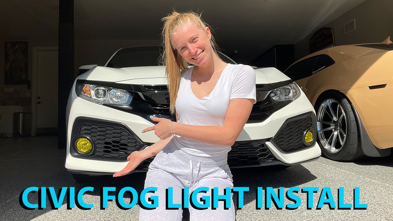 Installing my '17 Civic Hatch Fog Light Housing & Tint