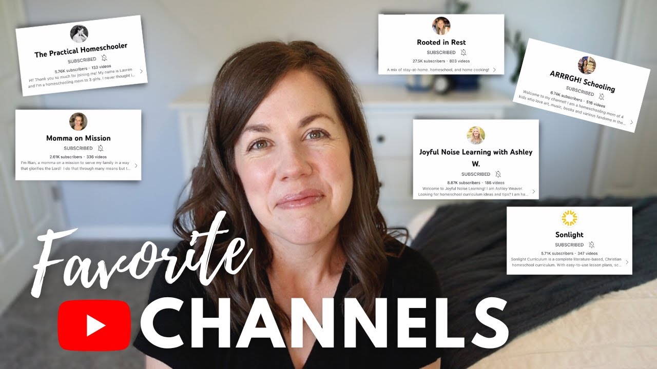 Favorite Homeschool YouTube Channels II Top 15 Channels!