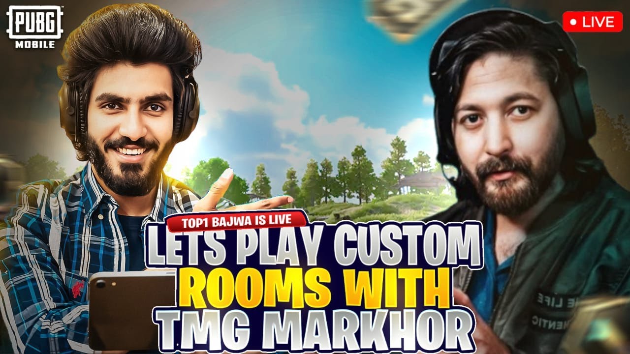 AJJ TMG MARKHOR MIDLE EAST KING K SATH FAMOUS TIKTOKER + YOUTUBER CUSTOM ROOM | TOP 1 BAJWA IS LIVE