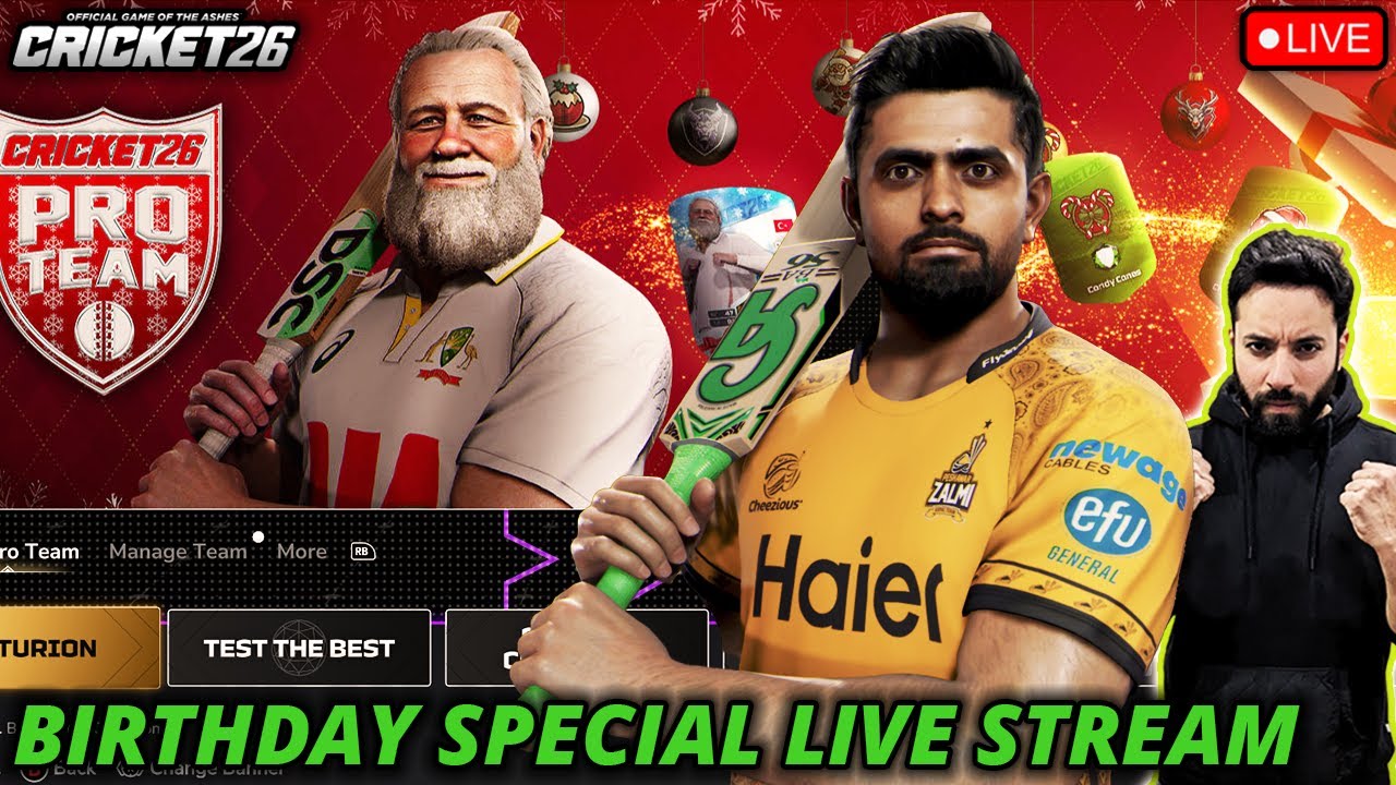 Celebrating Birthday with Cricket 26 🎂🎉 CRICKET 26 LIVE STREAM