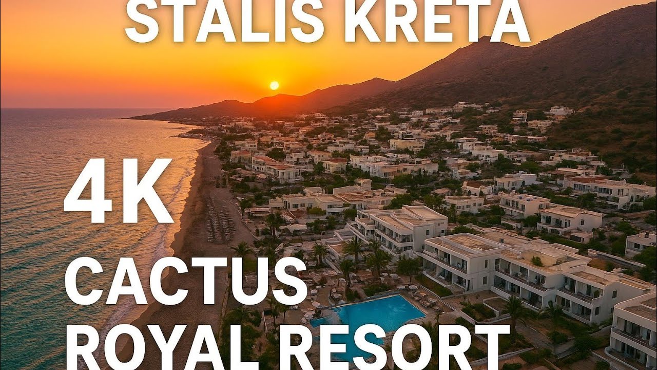 Drone Footage in 4K: Stalis, Crete and Cactus Royal Resort | Captured with DJI Mini 4 Pro"