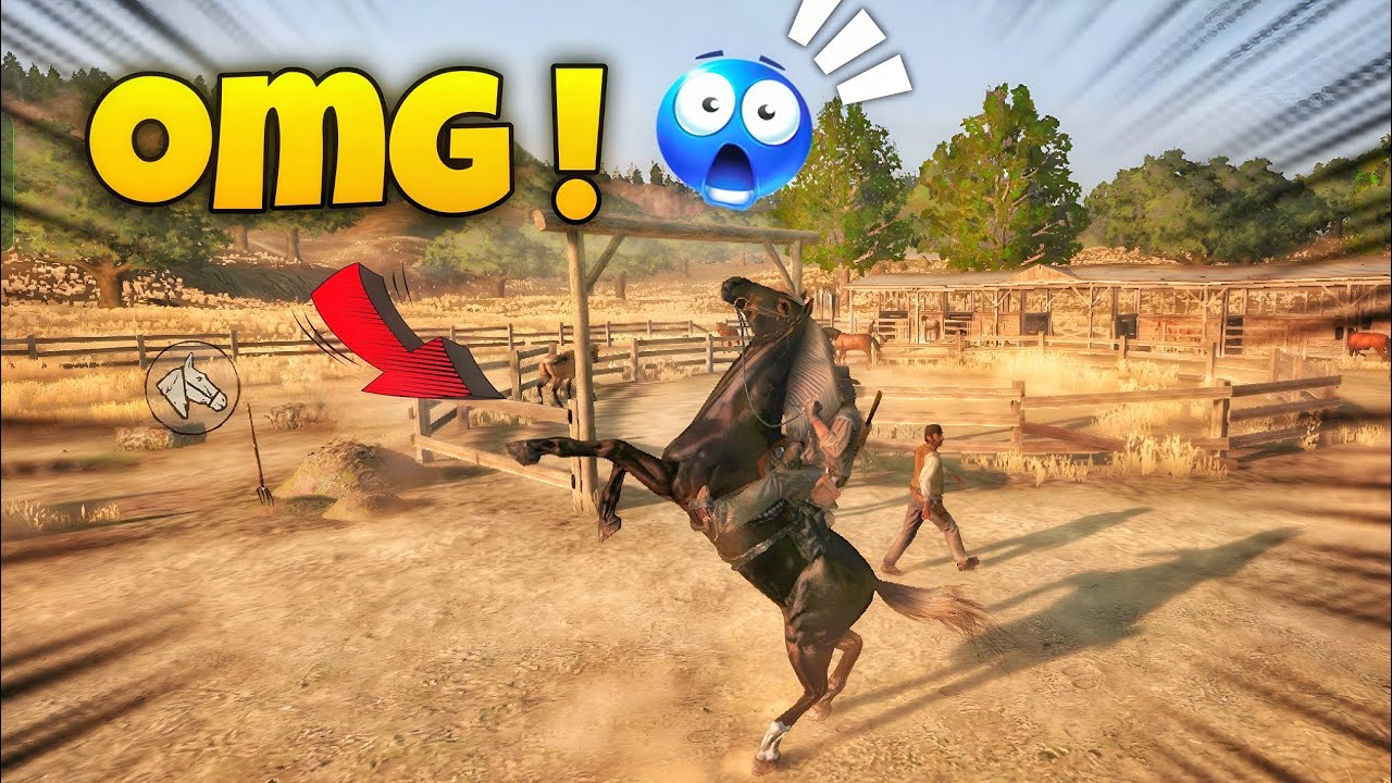 Crasy Horse survival game 😱🎯 | red dead redemption 🔥