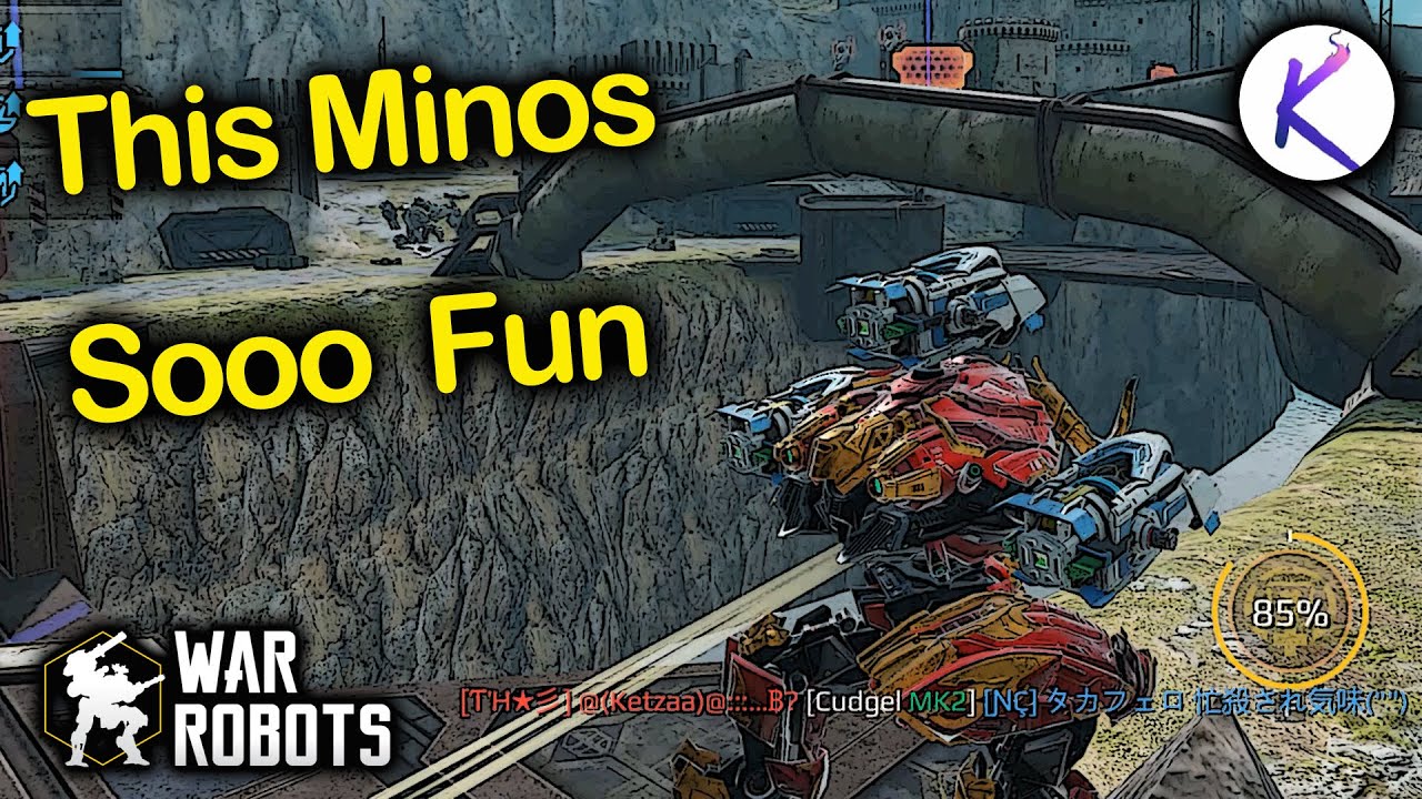 Evora Minos is so fun! War Robots Gameplay WR new Titan weapons Robot 8.8