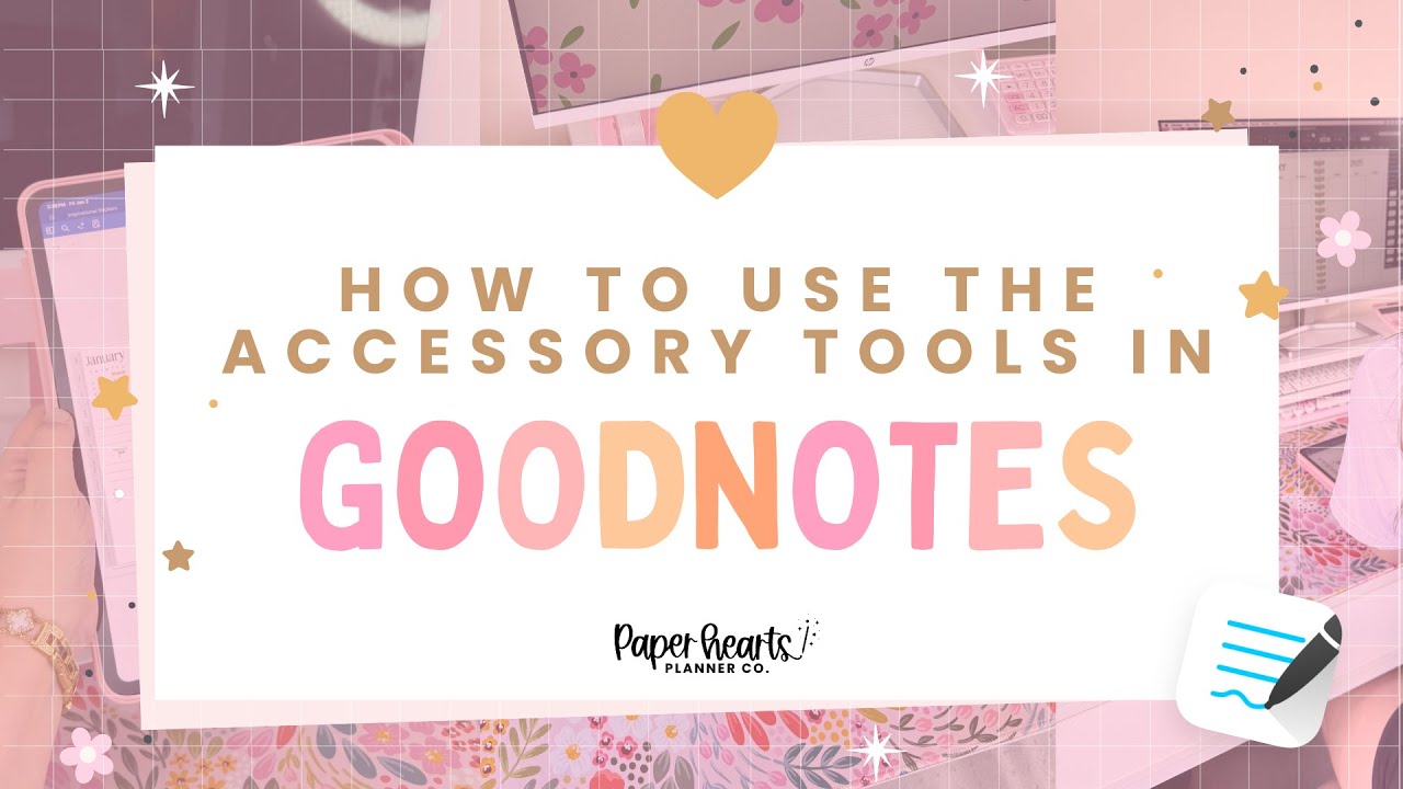 Как использовать вспомогательные инструменты в Goodnotes