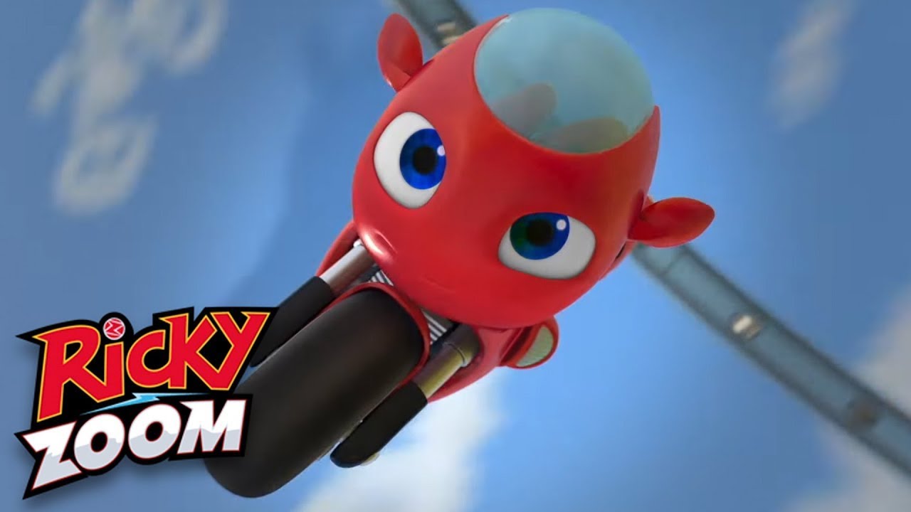 Sur la route⚡️ Rue de la glisse ⚡️ Caricature De Moto | Ricky Zoom Français