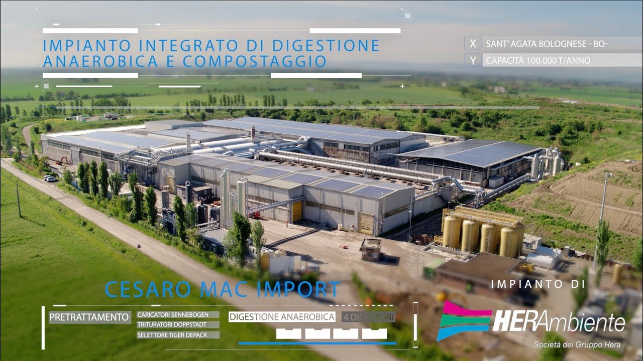 IMPIANTO DIGESTIONE ANAEROBICA -  SANT'AGATA BOLOGNESE -