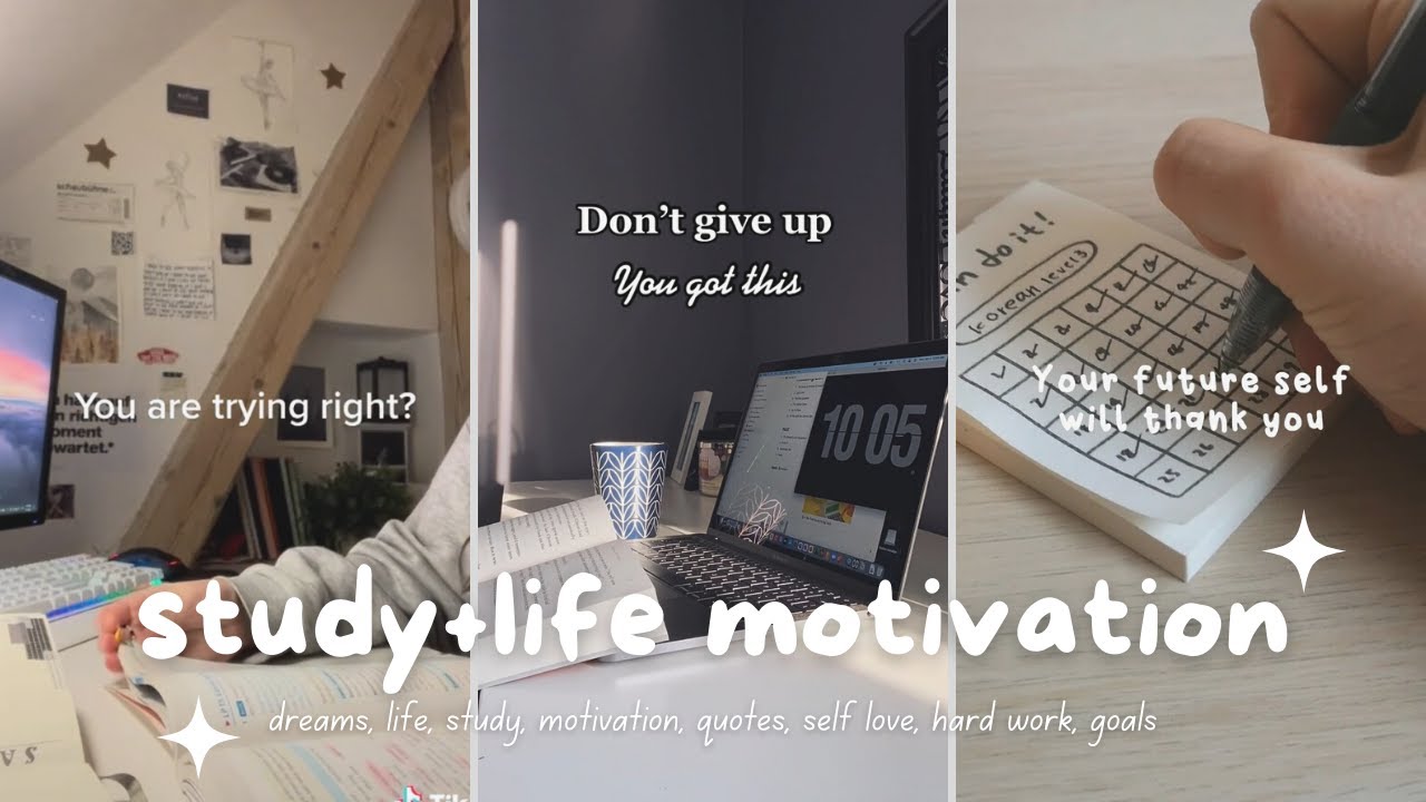don't give up with your dreams🌈 life and study motivation • tiktok compilation
