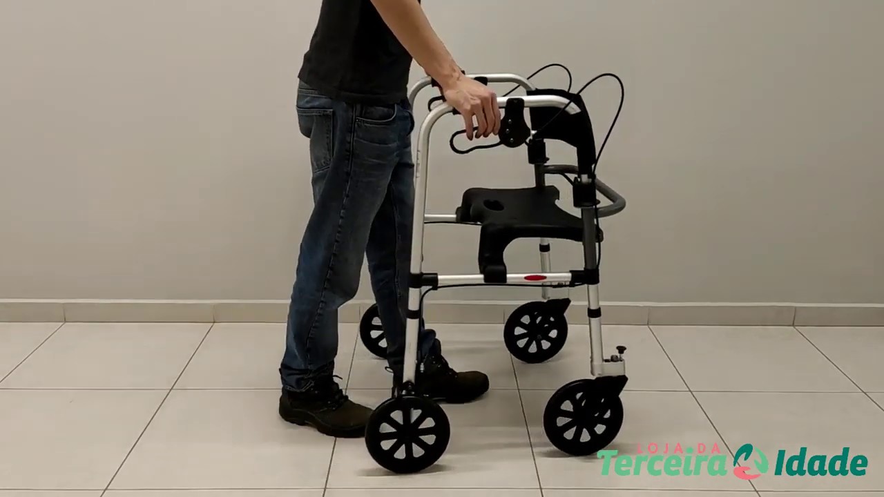 MERCUR Andador de Alumínio com 4 Rodas e Assento BC1550 review