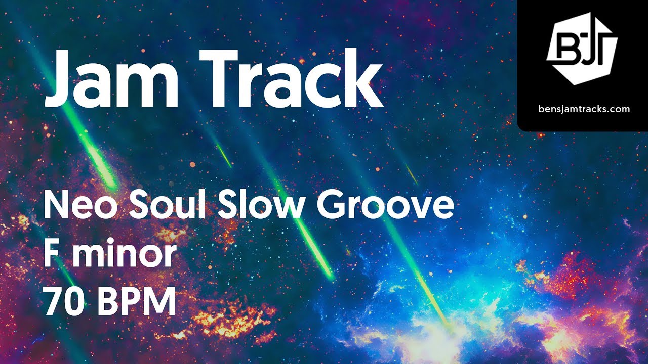 Neo Soul Slow Groove Jam Track in F minor 