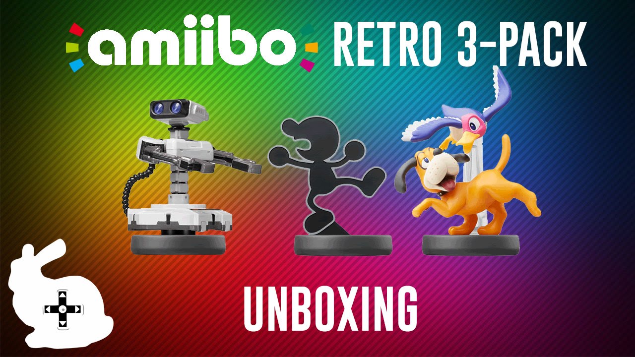 Amiibo Retro 3-Pack Unboxing - Game Usagi Opens