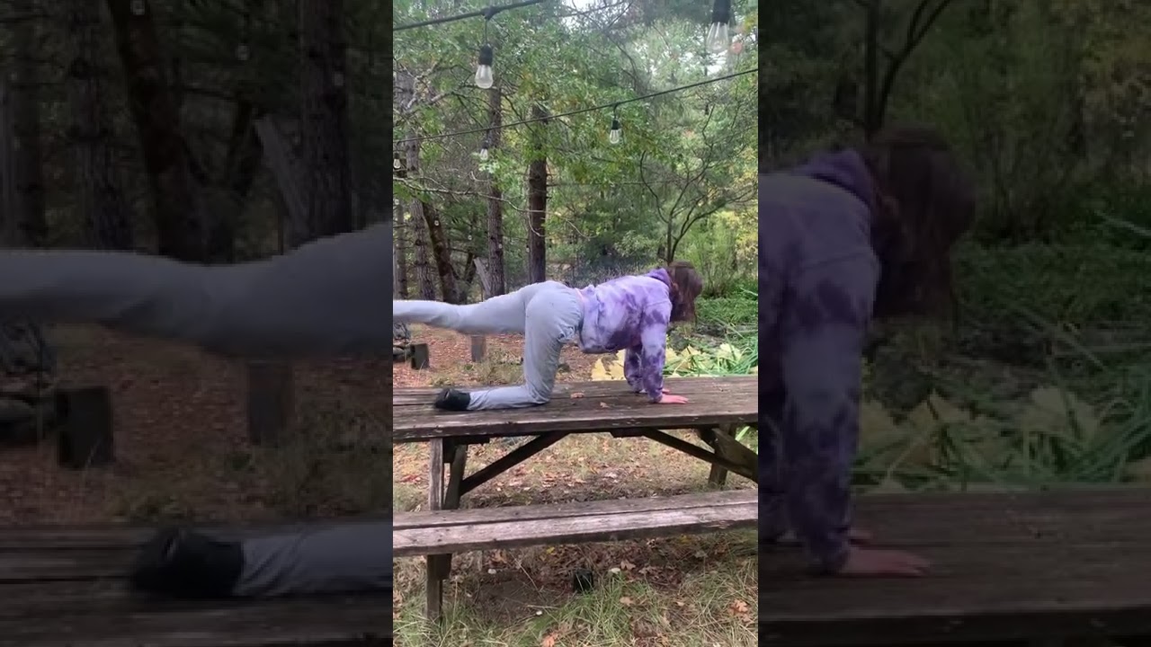 Instayoga!Picnic table top