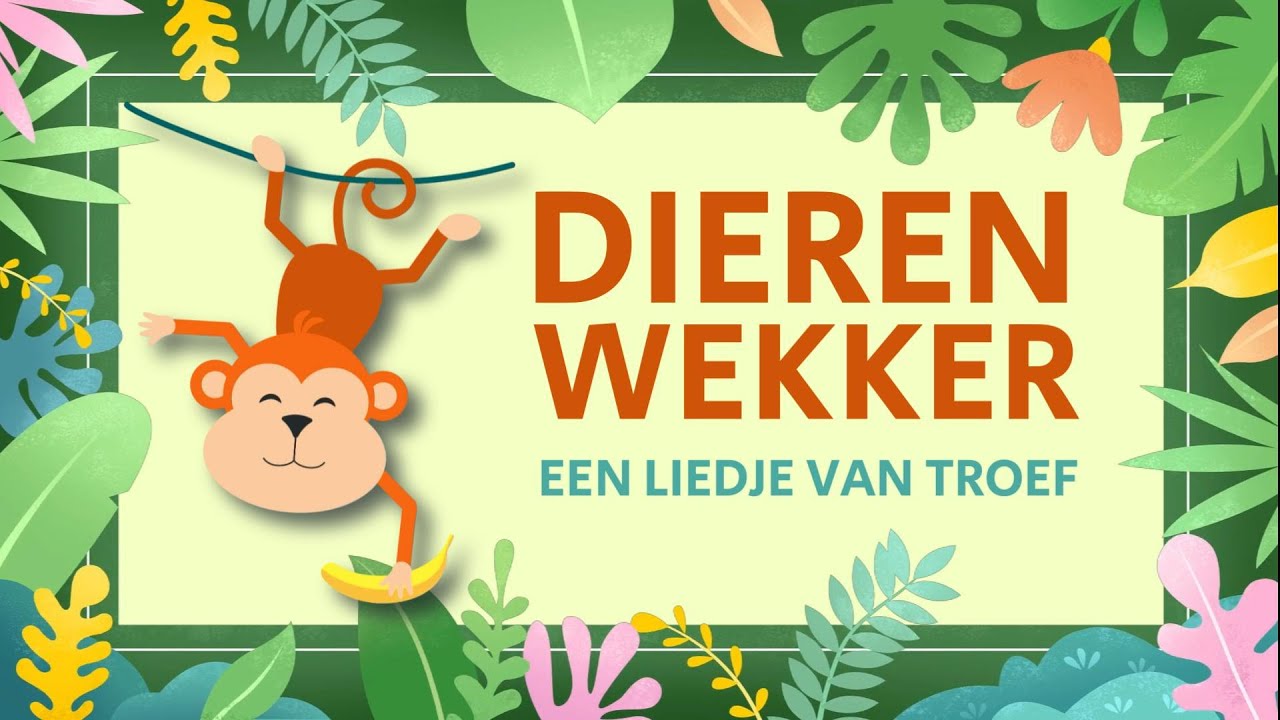 Dierenwekker - een liedje over een aapje en andere dieren in de dierentuin