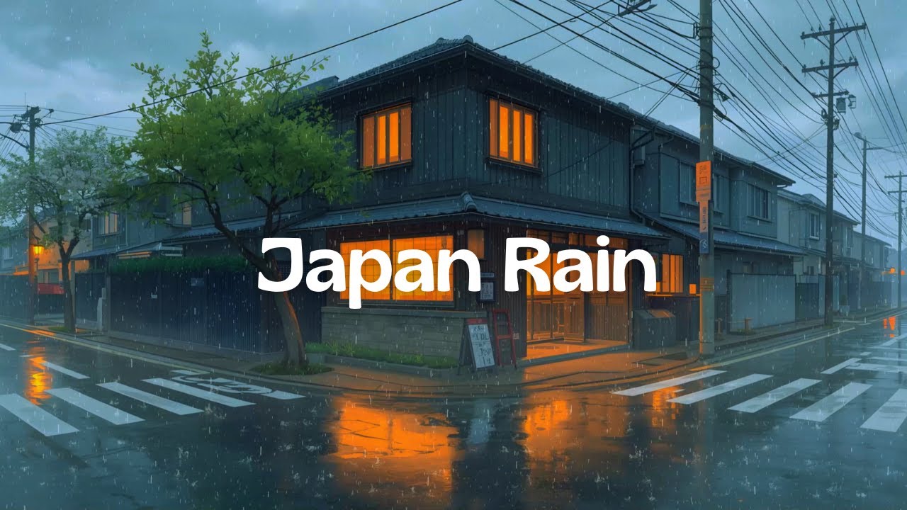 Dreamy Rainy Café 🌧️ Cozy Japanese Lofi Beats for Focus & Calm