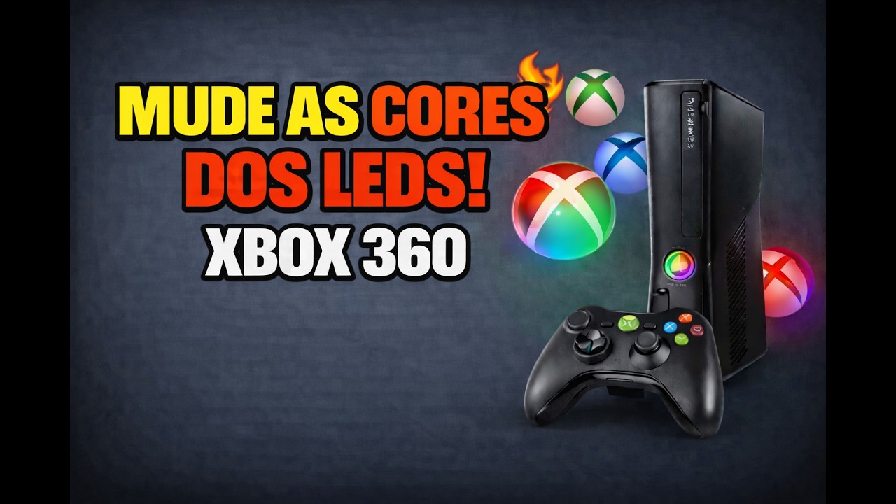 COMO ALTERAR AS CORES DOS LEDS DO XBOX 360 - RGH - EXPLOIT