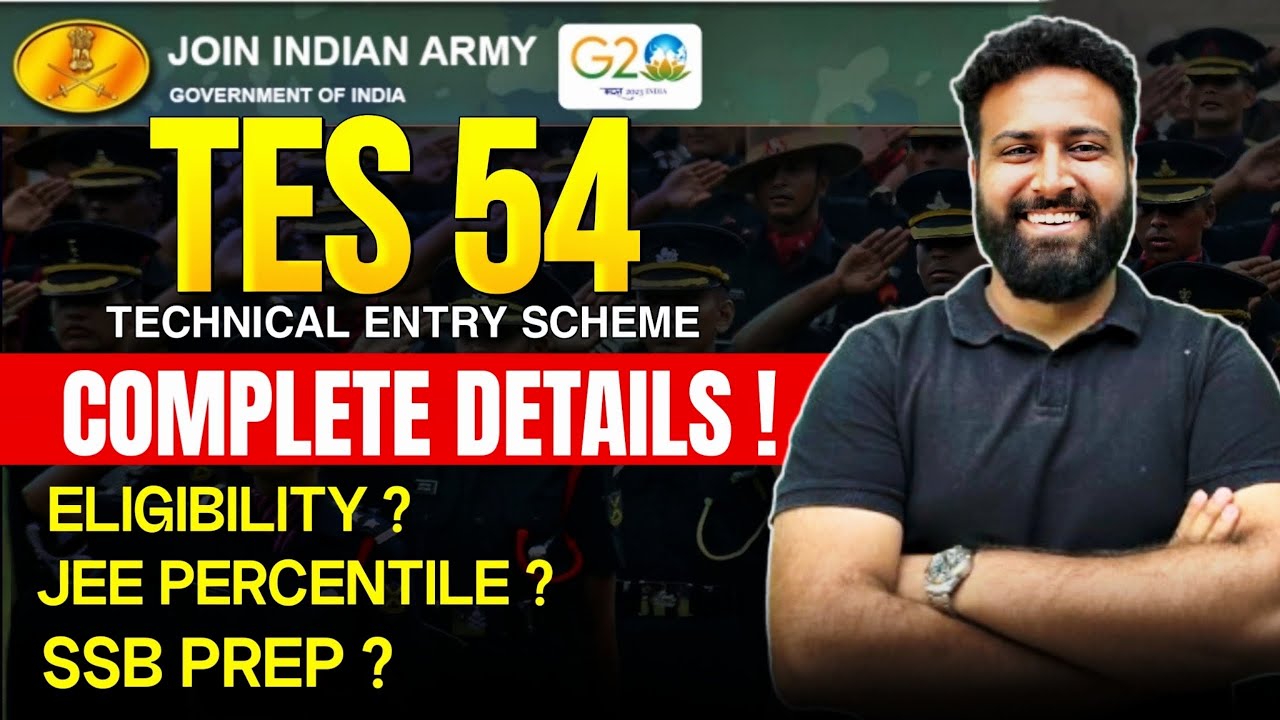 Direct Officers🔥Indiam Army TES 54 Complete Details- TES Eligibility Criteria 2025- Learn With Sumit