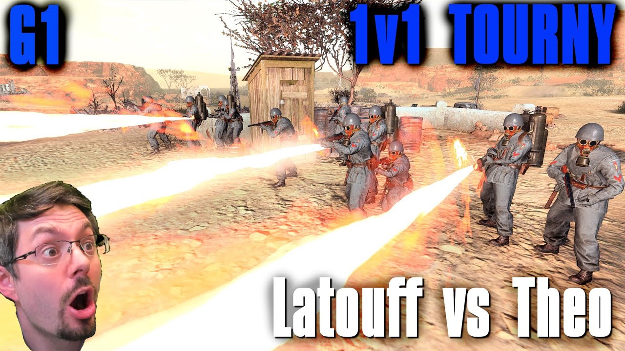 Latouff(DAK) vs Theodosios(US) Quarter Finals G1  - Hans' CoH3 1v1 Tournament
