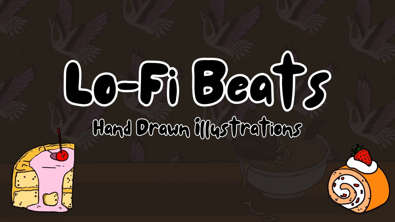 Upbeat Lofi beats - Deep focus and Energy to get work done. Original Drawings no ai