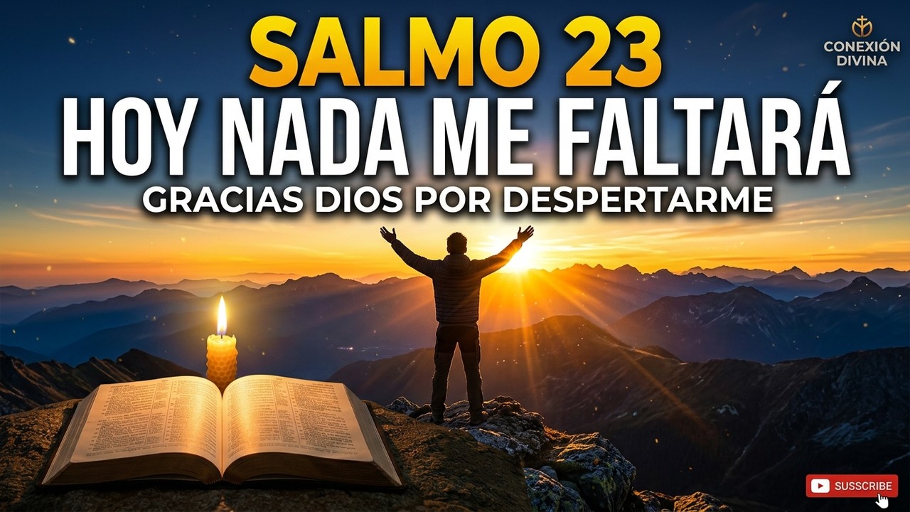 ORACIÓN DE LA MAÑANA con el SALMO 23 Paz y Bendición para tu Día