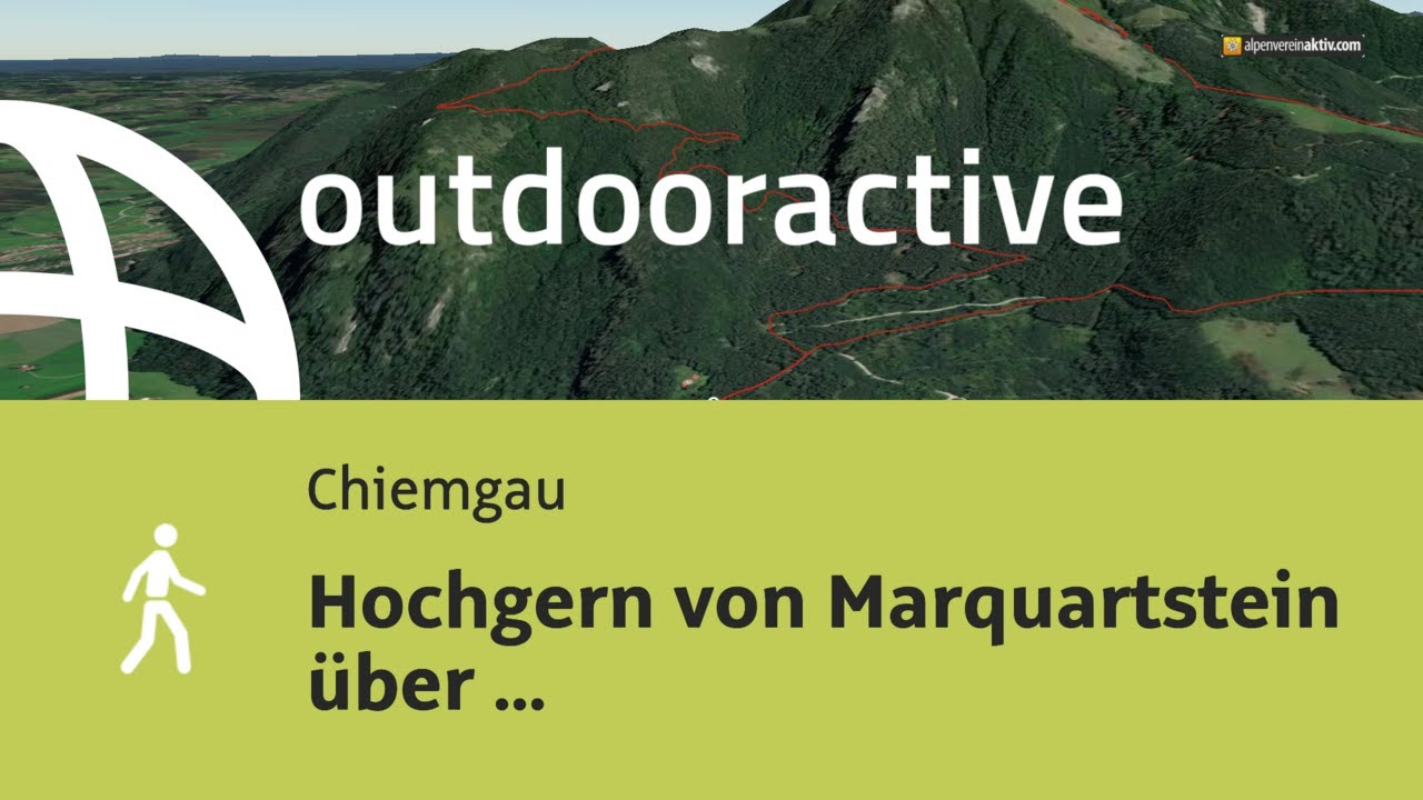 Hochgern von Marquartstein &uuml;ber Schnappenkirche und Staudacher Alm zum ...