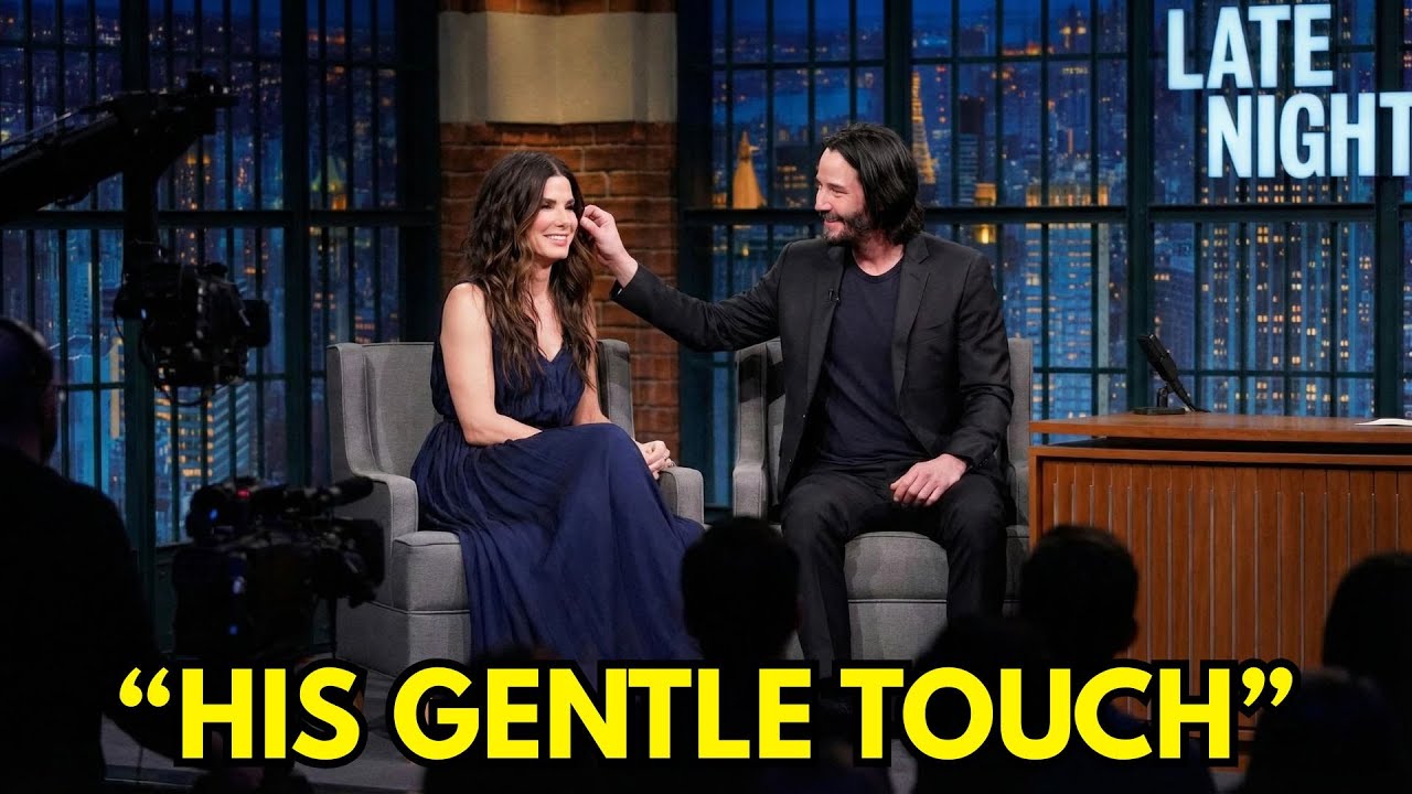 Киану помог Сандре поправить прическу… И этот нежный момент изменил всё за считанные секунды